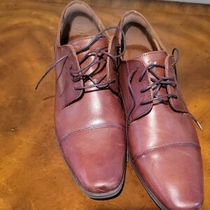 Florsheim Rich Brown Leather Derbys